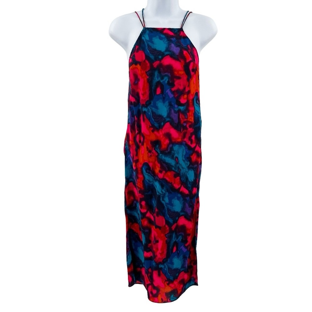 Silence + Noise Multicolor Tie-Dye Dress